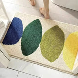 Qfdian 1pc 40*60cm Cute Flower Bathroom Rug, Machine Washable Bathroom Floor Mat, Extra Soft Absorbent Non-Slip Bath Rug