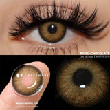 Qfdian 1 Pair New Colored Contact Lenses Fashion Green Eyes Lenses Natural Blue Lenses Gray Contacts Fast Delivery Yearly Lens