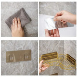 Qfdian Gold No-drill Bathroom Shelf Corner Shelf Shower Shampoo Storage Rack Holder Toilet Organizer WC Bathroom Shelves Accessories