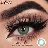 Qfdian  Colored Contact Lens NEW Twilight Series Cosmetics Natual Black Lens Woman Makeup Green Pupils Beauty Blue Contacts Lenses
