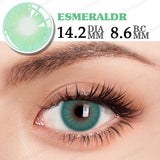 Qfdian 1 Pair Colored Contact Lenses for Eyes Gray Eye Contacts Blue Lenses Natural Fashion Lenses Cosmetic Eyes Contact