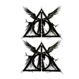 Qfdian  Fallen Angel Waterproof Temporary Tattoo Sticker Tatuajes Temporales Hombre Fake Tattoo Pegatinas Henna Tatoo Art