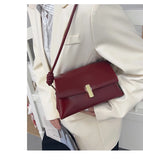 Qfdian All Match Fashion Mini Square Bags Office Lady Luxury Design Chic Women Underarm Bag Trendy Chic Y2k Aesthetic Shoulder Handbags