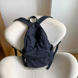Qfdian  Outdoors Casual High-capacity Vintage Backpack Korean All Match Grunge Preppy Schoolbag Trendy Simple Streetwear Backpacks Women