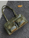 Qfdian Streetwear Fashion Women Purses and Handbags Office Lady Vintage All Match Shoulder Bags 2025 Casual Y2k Aesthetic Underarm Bag