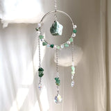 Qfdian  Dreamy Crystal Sun Catcher Pendant Rainbow Maker Crystal Room Pendant Garden Accessories Catchsun Outdoor Garden Decoration Gift