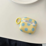 Qfdian  Dopamine color polka dot girl for AirPods pro2/3/4 protective cover for apple bluetooth headset cover