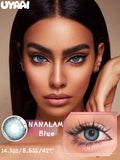 Qfdian  Color Contact Makeup Eye Color lenses Black Eye Lens Cosmetics Woman Makeup Colorcon Water Light Natural Contact lenses