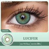 Qfdian  2pcs Colored Contact Lenses for Eyes Natural Brown Lens Gray Lens Eye Contacts Cosmetic Beauty Pupil High Quality Lens