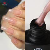 MSHARE Milky White Gel Nail Polish Varnish Soak Off Cured With Nail Lamp UV Lacquer Milk Translucent