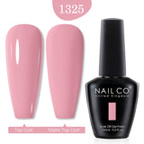 Qfdian  15ml UV Gel Nail Polish Semi Permanent Gel Varnish Enamel Brown Nail Gel Design Red Nails Art Nude Color Glitter Manicure