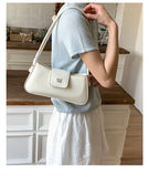 Qfdian Korean Y2k Aesthetic Fairy Women's Handbags Elegant All Match Luxury Design Crossbody Bag Fashion Chic Office Lady Shoulder Bags