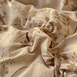 Qfdian  3/4Pcs Printing Bedding Set Skin-friendly Soft Duvet Cover Set Bed Sheet Or Bed Skirt Pillowcases