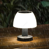 Qfdian  New LED Solar Small Table Lamp Indoor and Outdoor Lighting Outdoor Waterproof Courtyard Garden Camping Atmosphere Nightlight
