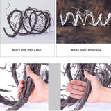 Qfdian  3m Hanging Rattan Artificial Fake Branches Tree Twigs Wall Trunk Cherry Branches Flexible Vines Home Garden Wedding Decoration