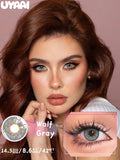 Qfdian  Color Contact Makeup Eye Color lenses Black Eye Lens Cosmetics Woman Makeup Colorcon Water Light Natural Contact lenses