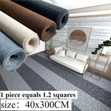 Qfdian  Room Decoration Staircase Carpet Living Room Water Uptake Rugs for Bedroom Kitchen Home Decor Bathroom Self-adhesive Solid Color