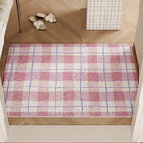 Qfdian  Absorbs Dirt Entrance Rug Outdoor Door Scraping And Dust Removal Foot Mat Pvc Wire Circle Dirt Resistant Carpet
