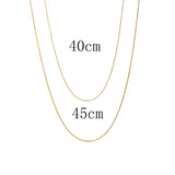 Kpop Women Neck Chain Gold Color Choker Necklaces Thin Chain On The Neck Minimalist Pendant Jewelry 2024 Chocker Collar For Girl