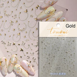 Qfdian 1pcs White 5D Pearl Lace Wave Lines Nail Art Stickers Elegant Exquisite Nail Decoration Decals DIY Self Adhesive Transfer Slider