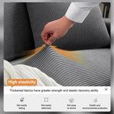 Qfdian  Sofa Cover Elastic For Living Room Home Jacquard Stretch  Slipcovers  Corner Couch Covers 1/2/3/4 Seater L Shape Free Shopping