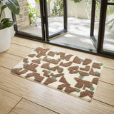 Qfdian Checkerboard bathroom absorbent mats toilet non-slip floor mats absorbent quick-drying bath mat bedroom carpet floor mats