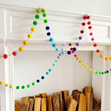 Qfdian  Rainbow Velvet Wreath for Christmas Decoration Halloween Easter Thanksgiving and Pride Month Decoration