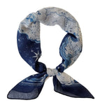 Qfdian  Printed fresh and sweet childlike style small square scarf for women spring and autumn new neck scarf sun protection scarf