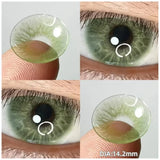 Qfdian  2pcs Big Black Contact Lenses for Eyes Fast Shipping Beauty Pupils Pearl Series Color Eye Lens Comestic Blue Green Lens