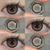 Qfdian  New Green Contact Lenses Beauty Eye lenses Myopia Color Contact Lenses for Eyes Natural Color Pupils Blue Lens 2pcs/pair