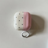 Qfdian  Contrasting black love is suitable for airpods4 earphone cover pro second generation airpodspro2 protective cover