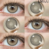 Qfdian  Color Contact Lenses Beauty Blue Lens Makeup Colorcon Fashion Natural Black Eyes Lens Natural Brown Lenses Fashion Lens