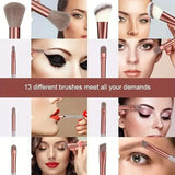Qfdian Makeup Brush Set Soft Fluffy Professiona Cosmetic Foundation Powder Eyeshadow Kabuki Blending Make Up Brush Beauty Tool Makeup