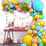 Qfdian  106Pcs Exploding Star Candy Party Balloon Garland Arch, Suitable for Birthday Party Bride Shower Gift Party Wedding Party Decora