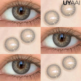 Qfdian  Color Contact Lenses Beauty Blue Lens Makeup Colorcon Fashion Natural Black Eyes Lens Natural Brown Lenses Fashion Lens
