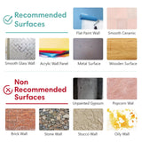 Qfdian  10pcs 3D Wall Sticker Self-adhesive Faux Brick Wall Panel Peel and Stick Kitchen Tile Backsplash Bathroom Wall Tile Sticker