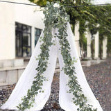 Qfdian  Greenery Foliage Vine Artificial plant christmas Accessories Wedding outdoor garden yard archway Decor Home table Wall Hanging