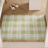 Qfdian  Absorbs Dirt Entrance Rug Outdoor Door Scraping And Dust Removal Foot Mat Pvc Wire Circle Dirt Resistant Carpet