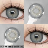 Qfdian Colorful Contact Lenses for Eyes 1pair Fashion Blue Eye Contacts Brown Lenses Gray Pupils Yearly Cosmetic Green Lenses