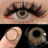 Qfdian 1 Pair Colored Contact Lenses for Eyes Blue Contact Lenses Yearly Beautiful Pupils Fashion Contact Lenses Green Lenses