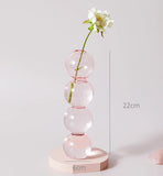 Qfdian Pink Wedding Table Centerpieces Candle Holder Wedding Decoration Flower Vase Home Decoration Accessories Vases Room Decor