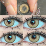 Qfdian 1 Pair Colored Contact Lenses for Eyes Green Beauty Lenses Brown Fashion Lenses High Quality Blue Eye Lenses Colored Pupil