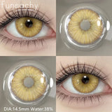 Qfdian  1pair Natural Color Contact Lenses for Eyes Blue Eye Lens Gray Lenses Fashion Korean Beauty Pupils Yearly Makeup Lens