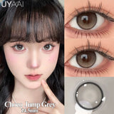 Qfdian  Contact Lenses Beauty Eyes Color Lenses Makeup Natural Black Lens Cosmetics Gray Eye Lenses Makeup Green Beauty Colorcon
