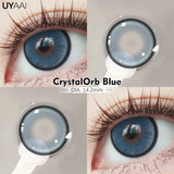 Qfdian  Fashion1 Pair  Color Contact Lenses High Quality Lenses Blue Myopia Lenses Makeup Gradient Lenses