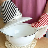 Qfdian  Gloves Tray Dish Bowl Holder Oven Hand Clip 1PC Cotton Anti-scalding Oven Gloves Mitts Potholder Kitchen Duckbill Shape Cotton