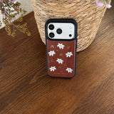 Qfdian  ins Girl Lily Flower Applicable to Apple 17 Mobile Phone Case iPhone17Promax New 16 Premium Sense 15 Protective
