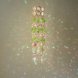 Qfdian  Suspend Suncatcher Crystal Chakra Windowsill Garden Decoration Sun Catcher Rainbow Maker Stained Glass Outdoor Decoration Gifts