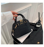 Qfdian Women New Fashion Diamond-shaped Handbag Single-shoulder Crossbody Shell Bag Fashion Girl Outdoor Purse