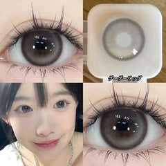 YIMEIXI 1 Pair Colorcon Korean Lenses Colored Contact Lenses for Eyes with Myopia Diopter Soft Beautiful Pupil New